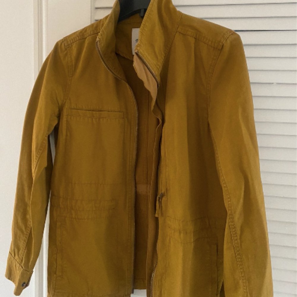 Madewell Utility Jacket Mustard Yellow Size Medium